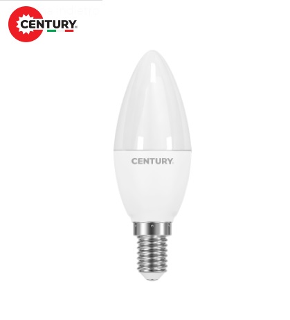 Lampada Oliva LED E14 8w Luce Fredda 850 Lumen